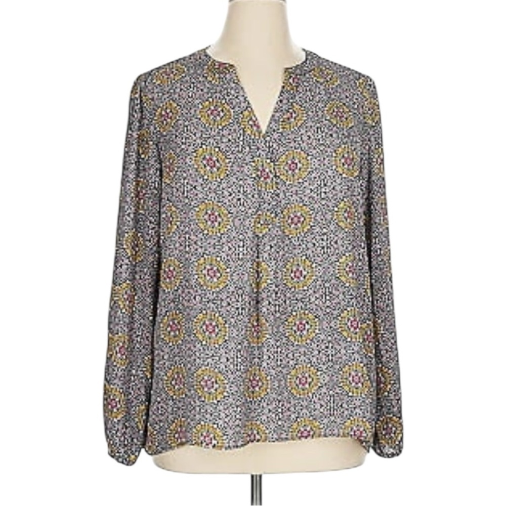 Chelsea & Theodore Lightweight Blouse Size Large
